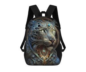 sinyumoney Mystical Astrology Leopard Mochila Escolar Para Secundaria Y Preparatoria. Mochila Informal Para Adolescentes, Chicas, Chicos, Mujeres Y Hombres. 17inch