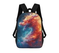 sinyumoney Mystical Chinese Dragon Mochila Escolar Impermeable Para Ordenador, Ideal Para El Campus, Actividades Al Aire Libre, Viajes Y Deportes 17inch