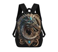 sinyumoney Mystical Cosmic Dragon Mochila Grande Para Portátil Resistente Al Agua Para La Escuela - Perfecta Para Viajes, Trabajo Y Uso Diario 17inch