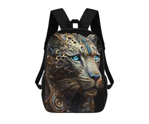 sinyumoney Mystical Cosmic Leopard Mochila Escolar De Moda Para Estudiantes, Adecuada Para Niños Y Niñas, Mochila Informal Para Viajes Al Aire Libre, Esencial Para El Día A Día 17inch