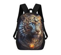 sinyumoney Mystical Cosmic Tiger Mochila Escolar Impresa En 3D Para Niños, Mochila Escolar Informal De Moda Para Viajes Para Niños Y Estudiantes 17inch