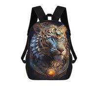sinyumoney Mystical Cosmic Tiger Mochilas Infantiles Mochila Escolar Impresa En 3D Para Niños Mochilas De Viaje Bolsas Para Libros Para Niños 17inch Mochila Escolar