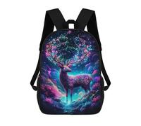 sinyumoney Mystical Fantasy Deer Mochila Ligera Informal Para El Día A Día, Mochila Escolar Para Adolescentes, Chicas, Chicos, Mujeres Y Hombres 17inch