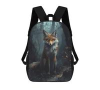 sinyumoney Mystical Forest Fox Mochilas Infantiles Mochila Escolar Impresa En 3D Para Niños Mochilas De Viaje Bolsas Para Libros Para Niños 17inch Mochila Escolar