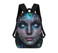 sinyumoney Mystical Forest Portrait Mochila Escolar Impresa En 3D Mochila Escolar De Moda Para Niños Mochilas Para Niños Estudiantes De Secundaria 17inch