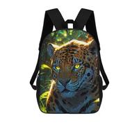 sinyumoney Mystical Jaguar in Jungle Mochila Escolar Grande Resistente Al Agua Para Portátil Para Niñas, Niños Y Adolescentes 17inch