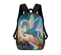 sinyumoney Mystical Mythology Pegasus Mochila Escolar Infantil Impresa En 3D Para Niños, Mochilas De Viaje, Bolsas Para Libros Para Niños Estudiantes De Primaria 17inch