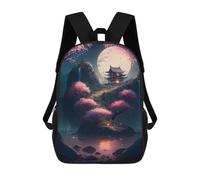 sinyumoney Mystical Night The Lake Mochila Infantil, Mochila Escolar De Gran Capacidad Para Estudiantes, Mochila Para Libros, Mochila Para Niños, Niñas, Adultos Y Adolescentes 17inch