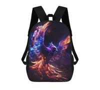 sinyumoney Mystical Phoenix Mochilas Para Niños Mochila Escolar Mochila Escolar Impresa En 3D Para Niños Estudiantes De Primaria Y Secundaria 17inch
