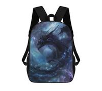 sinyumoney Mystical Space Dragon Mochila Escolar Infantil, Mochilas Impresas En 3D, Mochilas Escolares De Moda Para Niños De Primaria Y Secundaria 17inch
