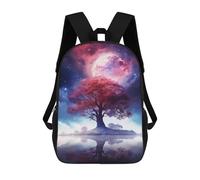 sinyumoney Mystical Tree Reflection Night Sky Mochila Escolar Resistente Al Agua Para Ordenador Portátil: Perfecta Para Viajes, Trabajo Y Uso Diario 17inch
