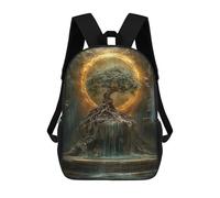 sinyumoney Mystical Tree with Fire Ring Mochila Escolar Infantil Impresa En 3D Para Niños, Mochilas De Viaje, Bolsas Para Libros, Mochila Escolar Infantil 17inch