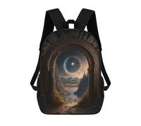 sinyumoney Mystical Worlds Fantasy Mochilas Impresas En 3D Para Niños, Mochila Escolar, Mochila De Moda Para Niños De Primaria Y Secundaria 17inch