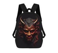 sinyumoney Namahage Face Mask Mochila Escolar, Mochila Infantil Para Niños Y Adolescentes, Regalos, Mochilas De Día Con Impresión 3D, Mochila Escolar, Mochila Para Libros 17inch