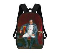 sinyumoney Napoleon at Fontainebleau Mochila Escolar Impresa En 3D Mochila Escolar De Moda Para Niños Mochilas Para Niños Estudiantes De Secundaria 17inch