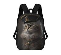 sinyumoney Napoleon Dress Cat Mochila De Peluche Con Dibujos Animados, Mochila 3D Para Niños, Bolsa Escolar, Idea De Regalo De Cumpleaños Para Niños Y Niñas 17inch