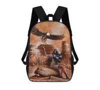 sinyumoney Native American Girl Mochila Infantil, Mochila Escolar De Gran Capacidad Para Estudiantes, Mochila Para Libros, Mochila Para Niños, Niñas, Adultos Y Adolescentes 17inch