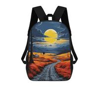 sinyumoney Natural Beauty Mochila, Mochila Infantil, Mochila Escolar Para Estudiantes, Mochila Para Libros, Mochila Escolar Impresa En 3D Para Niños Y Niñas 17inch