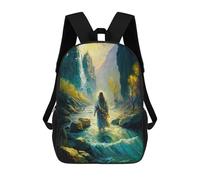 sinyumoney Nature of Jesus Mochila Infantil, Mochila Escolar Para Niños Y Adolescentes, Mochila De Viaje, Mochila Escolar, Mochila Para Libros 17inch
