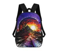 sinyumoney Negative Colors in Nature Mochilas Para Niños Y Estudiantes, Mochilas Escolares Impresas En 3D, Mochilas Para Estudiantes De Primaria Y Secundaria, Mochilas Para Niños Y Niñas 17inch