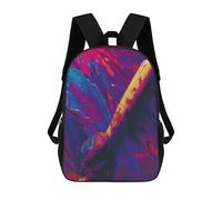 sinyumoney Neon Baseball Vibes Mochila Infantil, Mochila Escolar Impresa En 3D, Mochila Para Niños Y Niñas, Mochila Escolar Ajustable Para La Escuela Primaria 17inch