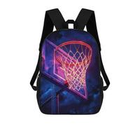 sinyumoney Neon Basketball Hoop Mochila Ligera Para Aeropuerto, Estudiantes Universitarios, Niñas, Niños Y Adolescentes 17inch
