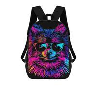sinyumoney Neon Dog Glasses for Fun Mochilas Infantiles Impresas En 3D Para Niños. Mochilas De Viaje De Moda Para Niños. Mochila Escolar Para Estudiantes De Primaria Y Secundaria.