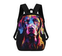 sinyumoney Neon Dog Mochilas Escolares Para Niños Y Niñas, Mochilas Deportivas Informales Para Primaria, Mochilas De Gran Capacidad Para Libros 17inch