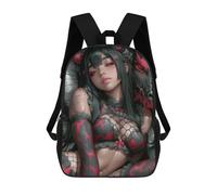 sinyumoney Neon Dragon Allure Mochila De Negocios Resistente Para Portátil Para Niñas, Niños Y Adolescentes 17inch