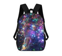 sinyumoney Neon Dream Girl Mochila Infantil, Mochila Escolar Impresa En 3D, Mochila Para Niños Y Niñas, Mochila Escolar Ajustable Para La Escuela Primaria 17inch