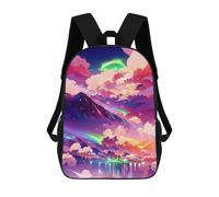 sinyumoney Neon Dreamscape -10 Mochila Escolar Infantil Impresa En 3D Para Niños, Mochilas De Viaje De Alta Capacidad, Bolsas Para Libros, Mochila Escolar Infantil 17inch