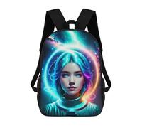 sinyumoney Neon Dreamscape Cosmic Aura Mochilas Infantiles Escolares Impresas En 3D, Mochilas Para Niños, Mochilas De Viaje Para Niños Y Niñas, Mochilas Escolares Para Niños 17inch