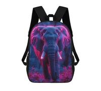 sinyumoney Neon Elephant Mochila Escolar Mochila Para Niños Impresa En 3D Mochilas Infantiles Para Niños Y Niñas Mochilas Escolares Mochilas De Viaje Para Niños 17inch