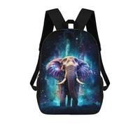 sinyumoney Neon Elephant Nebulae Mochila Escolar Impresa En 3D Mochila Escolar De Moda Para Niños Mochilas Para Niños Estudiantes De Secundaria 17inch
