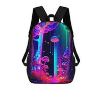sinyumoney Neon Forest Fantasy -1 Mochila, Mochila Infantil, Mochila Escolar Para Estudiantes, Mochila Para Libros, Mochila Escolar Impresa En 3D Para Niños Y Niñas 17inch