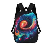 sinyumoney Neon Galaxy Pop Art Mochila Escolar Impresa En 3D Mochila Escolar De Moda Para Niños Mochilas Para Niños Estudiantes De Secundaria 17inch