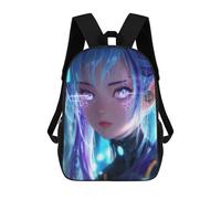 sinyumoney Neon Girl Mochilas Escolares Para Ordenador, Ideales Para El Colegio/trabajo/viajes, Acampadas, Aventuras Al Aire Libre Y Viajes Diarios 17inch