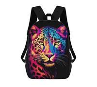 sinyumoney Neon Jaguar Mochila Escolar Para Niños Con Impresión 3D, Mochila Moderna Para Niños Y Niñas, Mochila Informal Para Estudiantes. 17inch