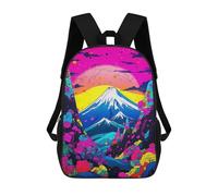 sinyumoney Neon Japanese Nature Art Mochilas Para Niños Mochila Escolar Mochila Escolar Impresa En 3D Para Niños Estudiantes De Primaria Y Secundaria 17inch