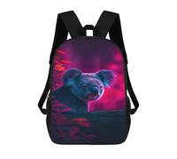 sinyumoney Neon Koala in Forest Mochila Escolar Ligera Para Aeropuerto Y Universidad Para Estudiantes. Mochila Para La Escuela/trabajo/viajes 17inch
