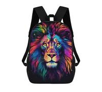 sinyumoney Neon Lion Mochila Infantil Con Impresión 3D, Mochila Escolar Para Niños, Mochila Informal Divertida Para Niños Y Adolescentes 17inch