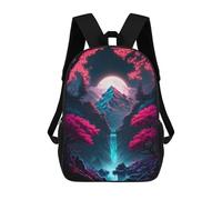 sinyumoney Neon Sakura Wonderland Mochila Infantil Para Niñas Y Niños, Mochila De Día, Escuela Primaria, Perfecta Para La Vuelta Al Cole O Educación Física, Regalos Y Viajes 17inch