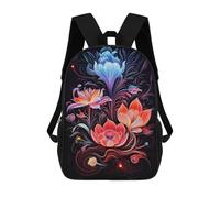 sinyumoney Neon VIII Mochila Escolar Infantil De Moda Informal Mochilas Infantiles Impresas En 3D Mochila Grande Para Niño 17inch