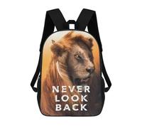 sinyumoney Never Look Back Motivation Mochila Escolar, Mochila De Viaje Resistente Al Agua, Mochila Para Computadora Para Niñas, Niños Y Adolescentes 17inch