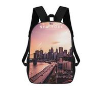 sinyumoney New York City Mochilas Infantiles Mochila Escolar Mochila Impresa En 3D Para Niños Mochilas De Viaje Bolsas Para Libros Mochila Escolar Para Niños 17inch