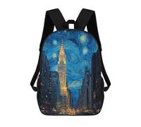 sinyumoney New York City Skyline at Night -2 Mochila Escolar, Mochila De Viaje Para La Universidad, Mochilas Para Niñas Y Adolescentes 17inch