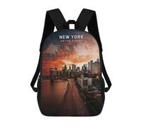 sinyumoney New York City US Mochila Escolar Mochilas Escolares Para Niñas Y Niños Mochila Con Bolsillo Mochila Escolar De Moda Para Niños 17inch