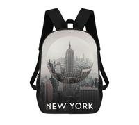 sinyumoney New York USA Mochilas Para Niños Mochila Escolar Mochila Escolar Impresa En 3D Para Niños Estudiantes De Primaria Y Secundaria 17inch