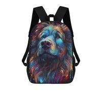 sinyumoney Newfoundland Dog Dream Mochilas Impresas En 3D Para Niños, Mochila Escolar, Mochila Informal Para Exteriores, Mochila Informal De Moda Para Niños, Lindas Bolsas De Viaje 17inch