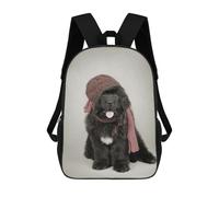 sinyumoney Newfoundland Dog Puppy Mochilas Escolares, Mochilas Para Portátil, Mochilas Para Camping, Aventuras Al Aire Libre Y Viajes Diarios 17inch